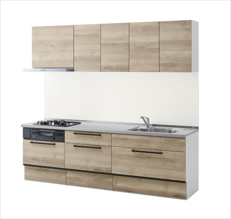 【クリナップ】システムキッチン ラクエラ I型255 コンフォートシリーズ