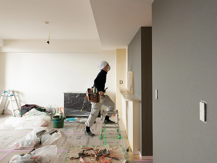 自社職人による完全自社施工